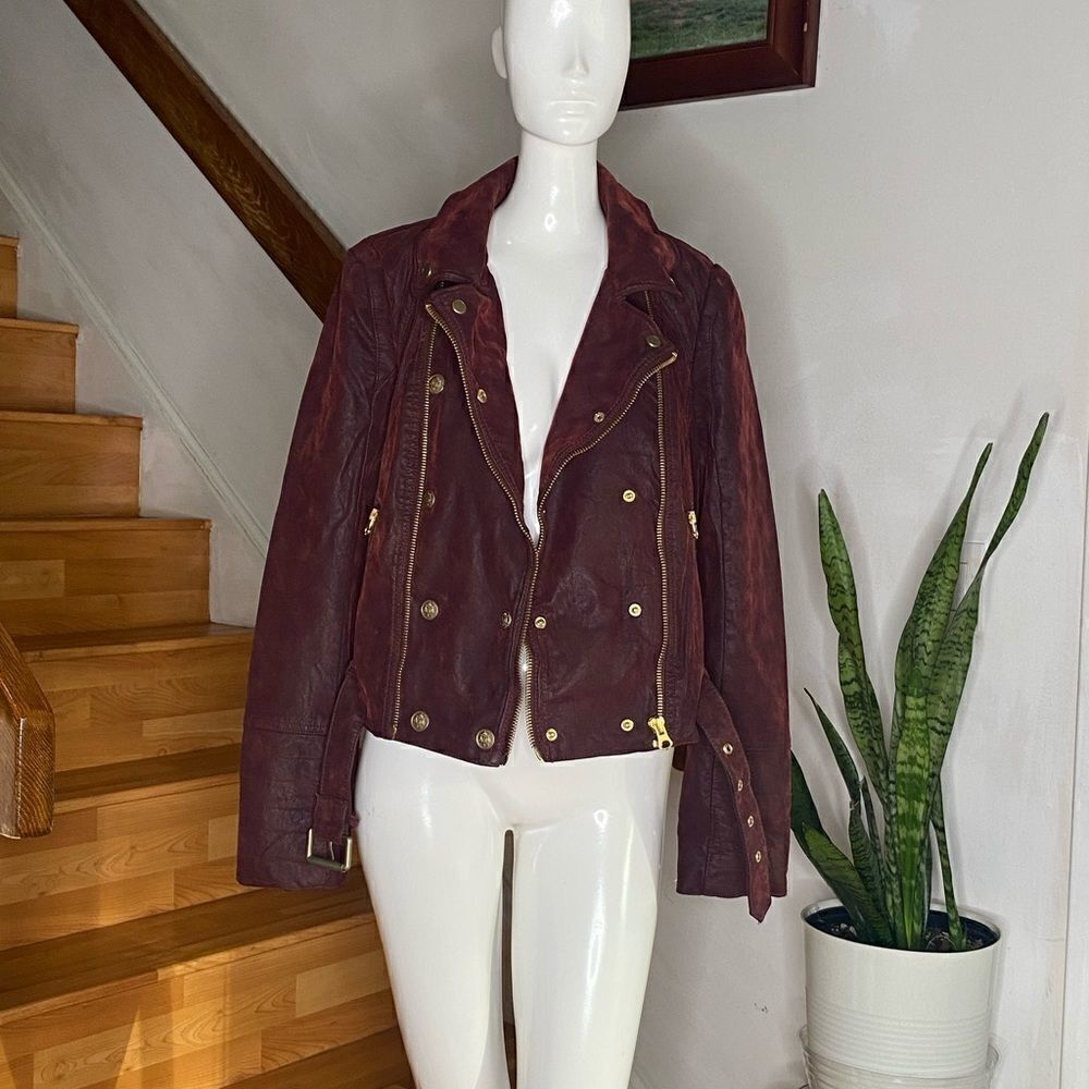 NEW Free People We The Free Melrose Vegan Moto - Picture 3 of 7